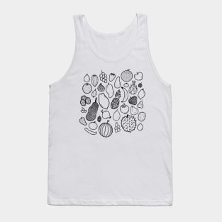 Tropical Fruity Doodle Tank Top